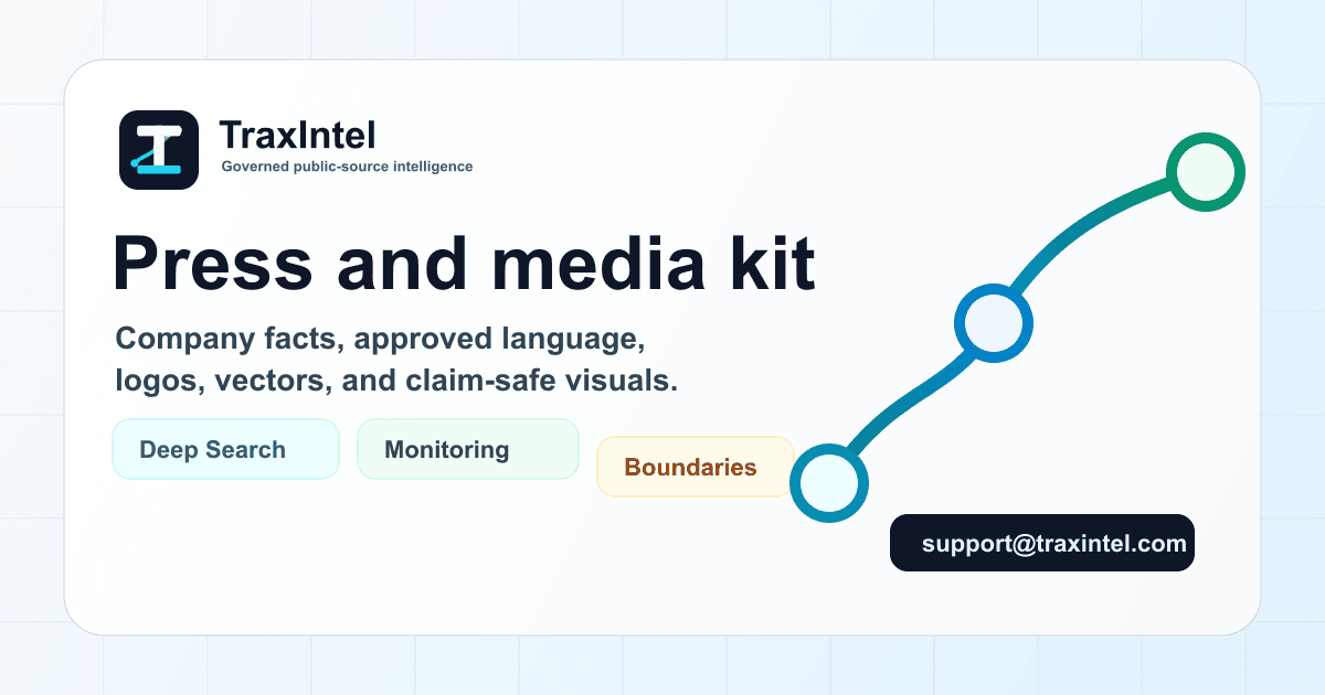 TraxIntel press social image preview