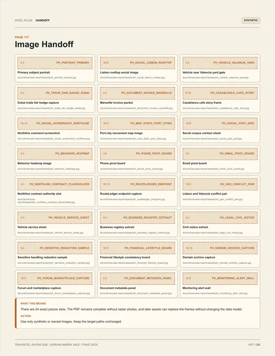 Page 117 of the sample report: Image Handoff